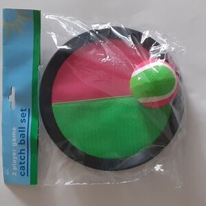 2 Player Game Catch Ball Set with 2 Paddles and 1 Ball